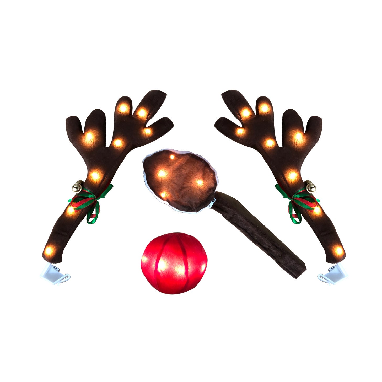Décoration de Noël de voiture d'Antres lumineux LED