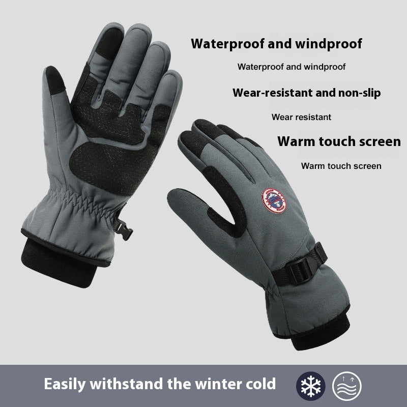 Gants d'équitation de sports d'hiver pour hommes