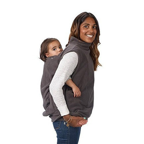 Trois en une Mère multifonctionnelle Kangaroo Coat Chandail sans manches pour femmes