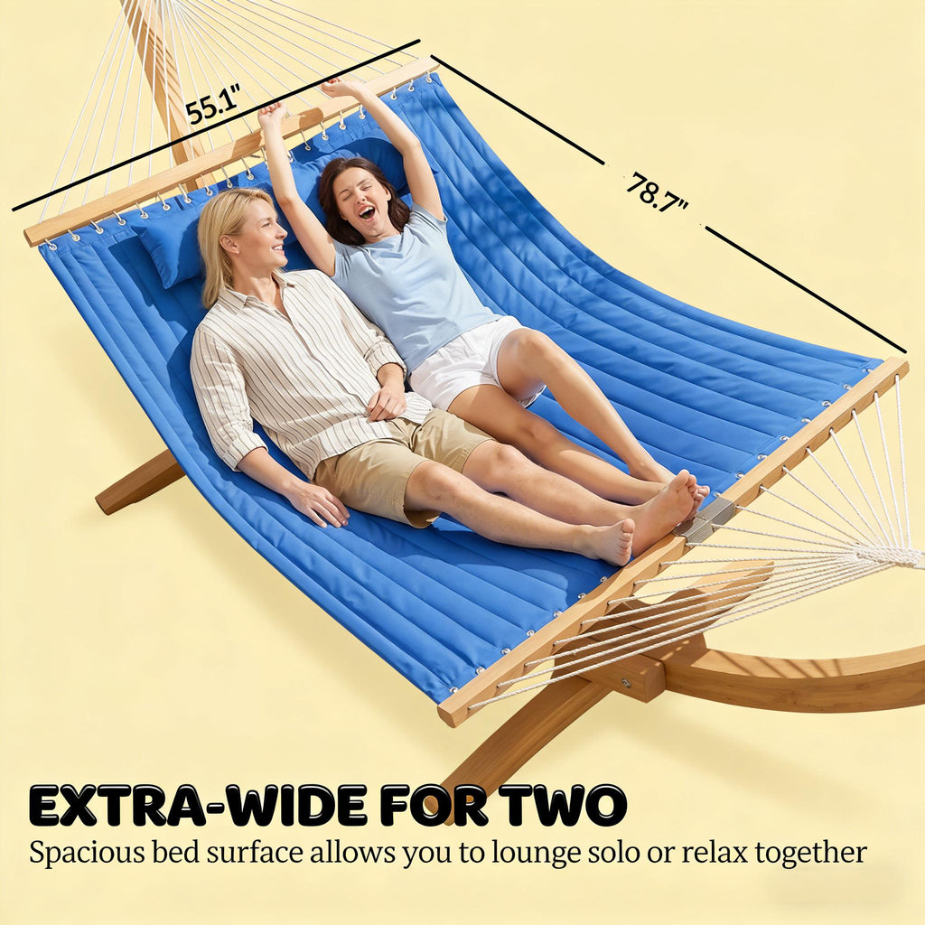 Double hamac extérieur
