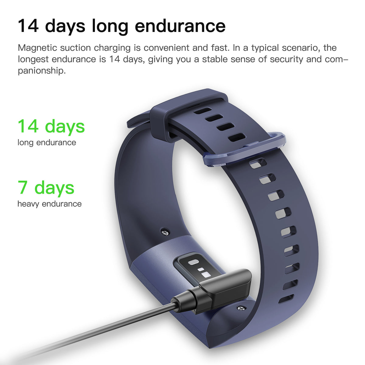 C80 Smart AMOLED Écran Puissance Fréquence cardiaque Blood Oxygen Surveillance Bracelet