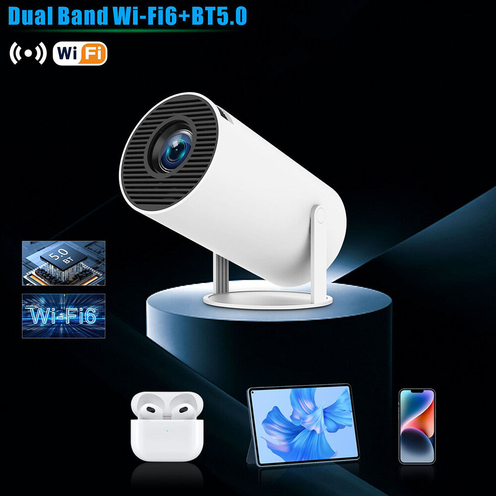 Projecteur 5G 4K Smart HD LED WiFi Bluetooth Android Office