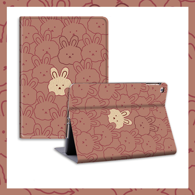 Cartoon mignon Rabbit Silicone cas informatique