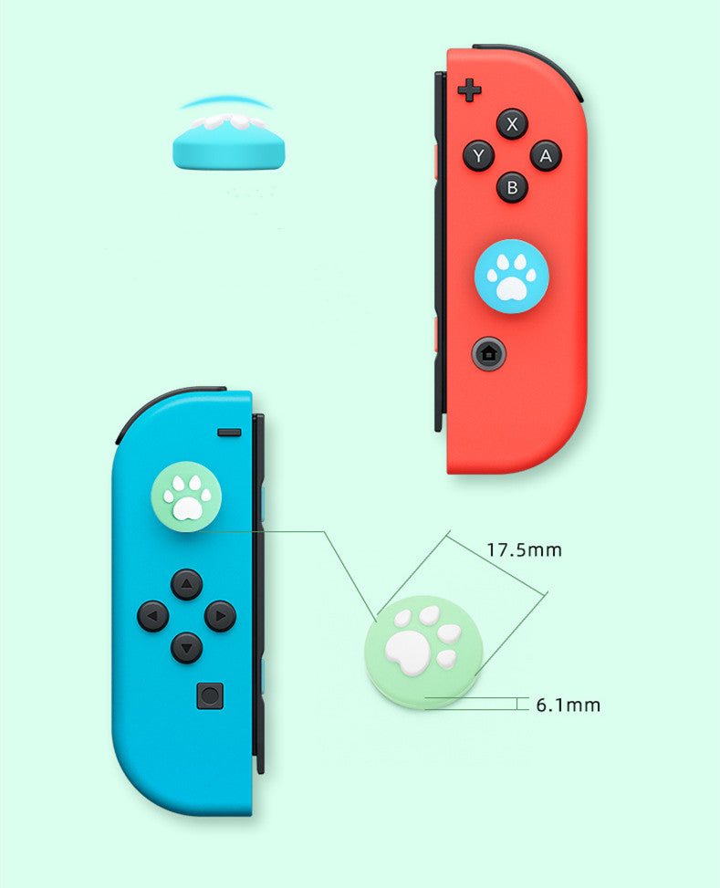 Convient pour Nintendo Lite Rocker Cat Claw Key Silicone Joycon Manche