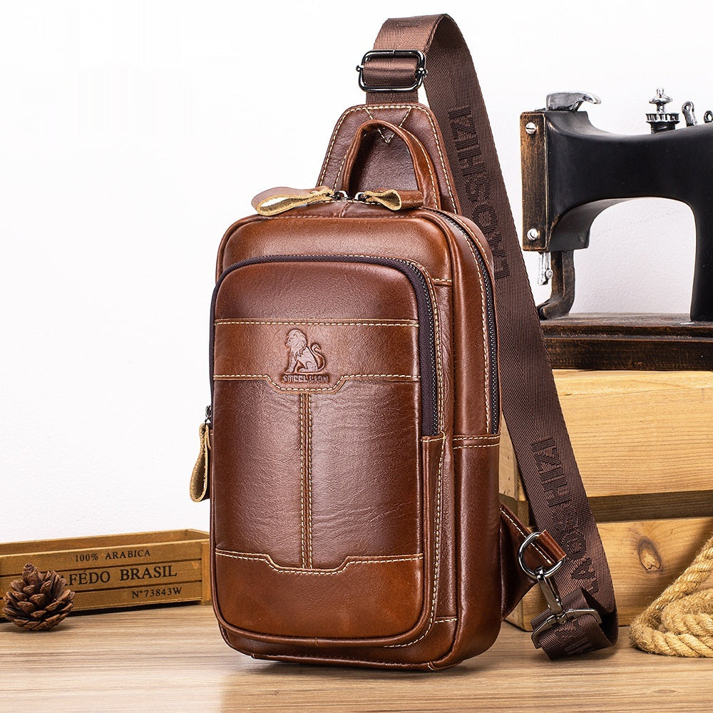 Sac de poitrine pour hommes Sac de corps à épaule unique