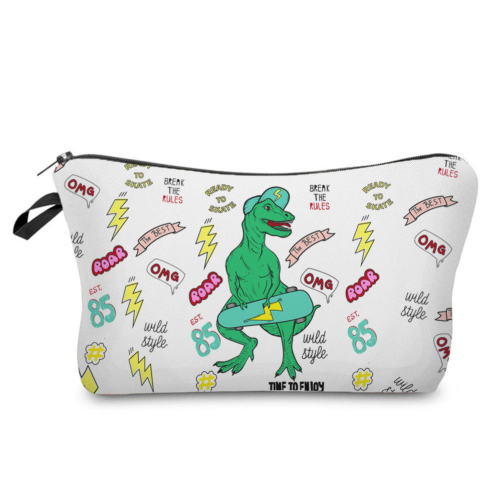Cartoon Dinosaur Imprimer Sac de maquillage