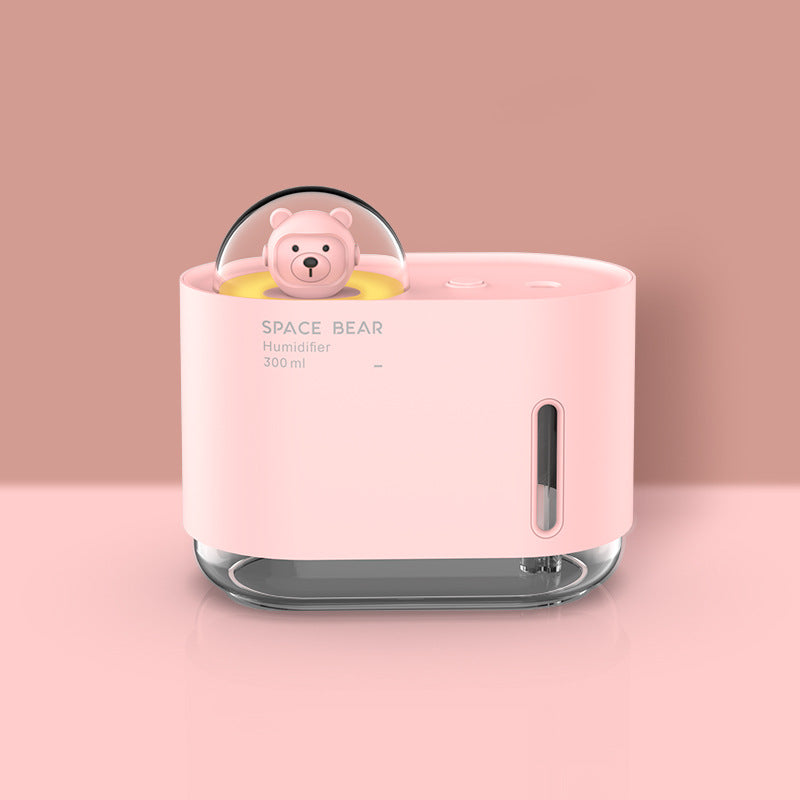Humidificateur pour animaux mignons Spray compteur d'eau lumière de nuit Usb