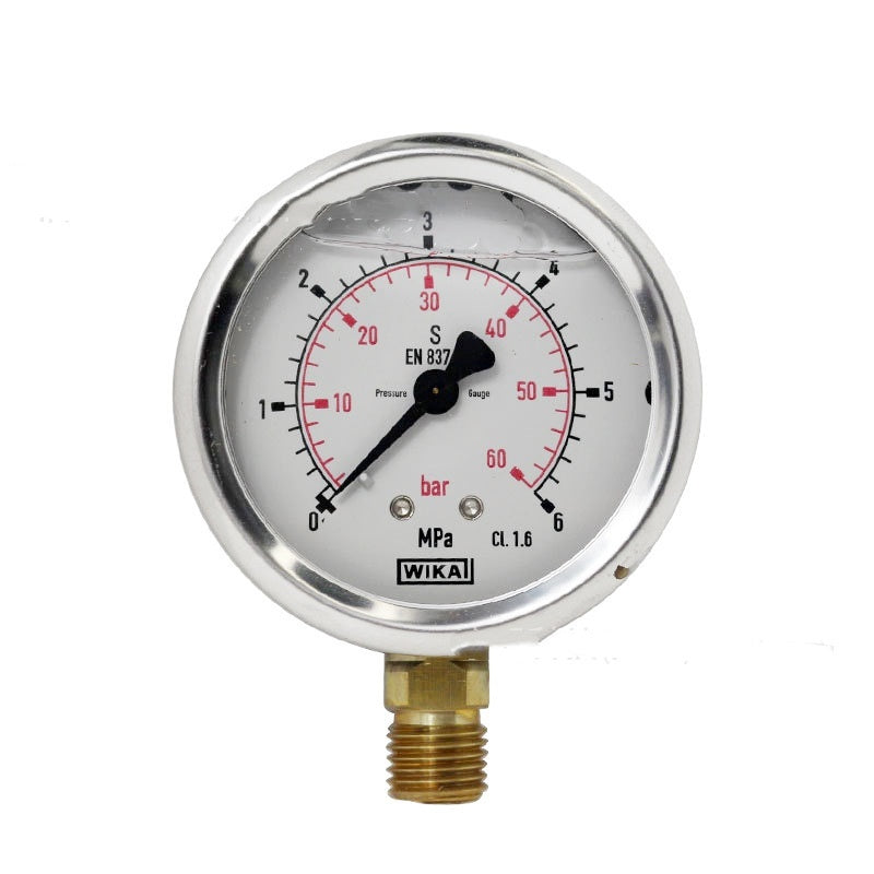 Mesure de pression pneumatique antichoc en acier inoxydable