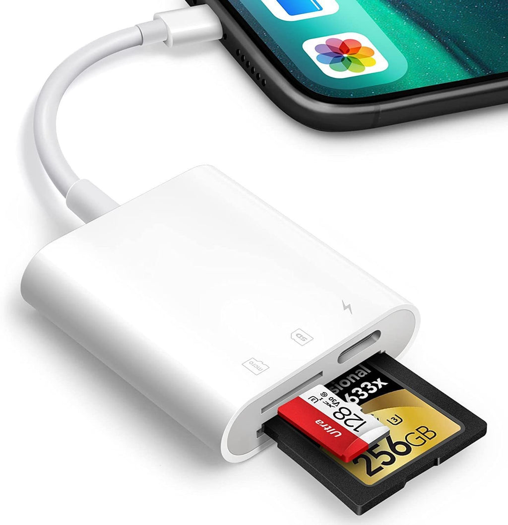 Téléphone mobile Adaptateur de lecteur de carte caméra OTG Data Cable