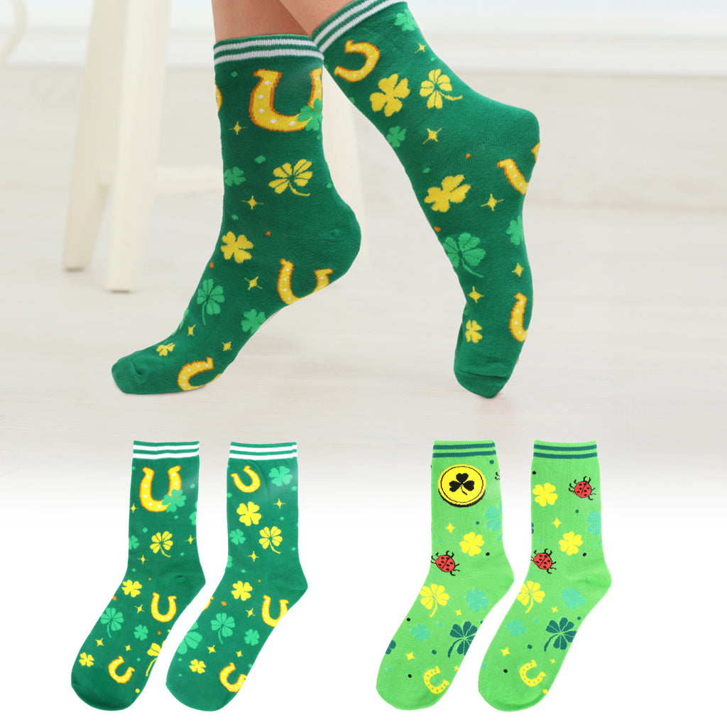 Jeu 2 paires de chaussettes Lucky