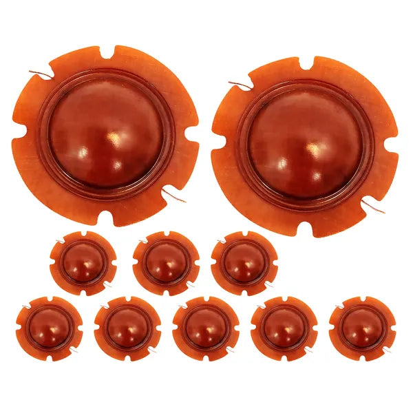 2 pouces de remplacement du diaphragme 10 Pcs bobine vocale phénolique 51mm et Kapton ancien diamètre corne