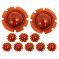 2 pouces de remplacement du diaphragme 10 Pcs bobine vocale phénolique 51mm et Kapton ancien diamètre corne