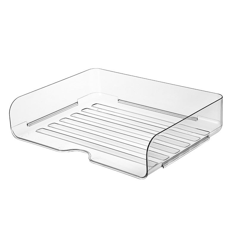 Organisateur de fichiers de bureau A4 Boîte de stockage à niveaux de papier