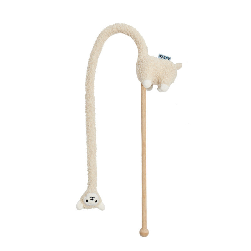 Laboratory Poop Alpaca Cat Teaser Chat Sound Toy