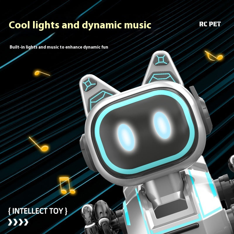 Musique légère Rechargeable Robot Dog Jouets éducatifs Voiture de télécommande pour enfants