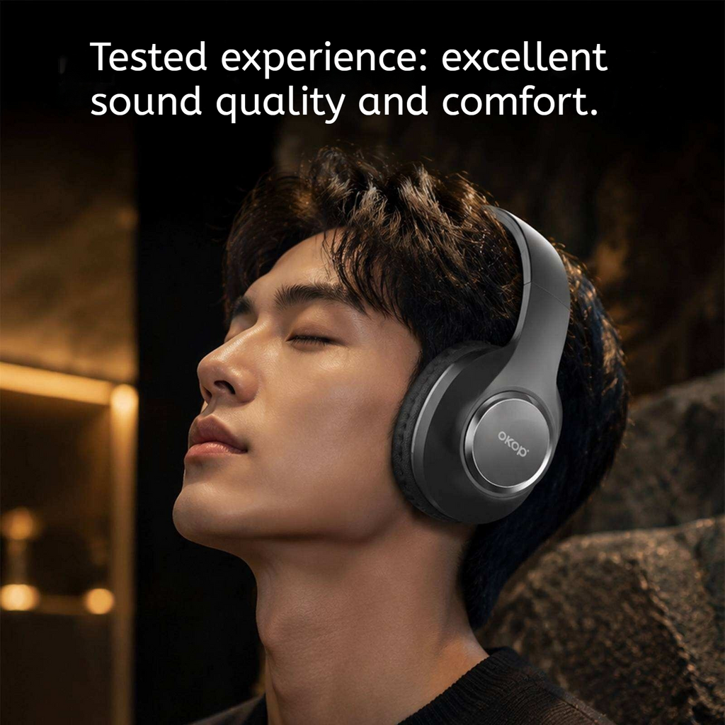 KP-H110 Casques Bluetooth over-Ear sans fil les plus vendus Version 6.0 avec Microphone Lo