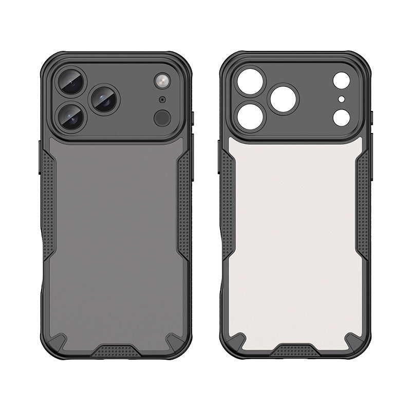 Soft frosted edges and four corners to prevent falling mobile phone case protection