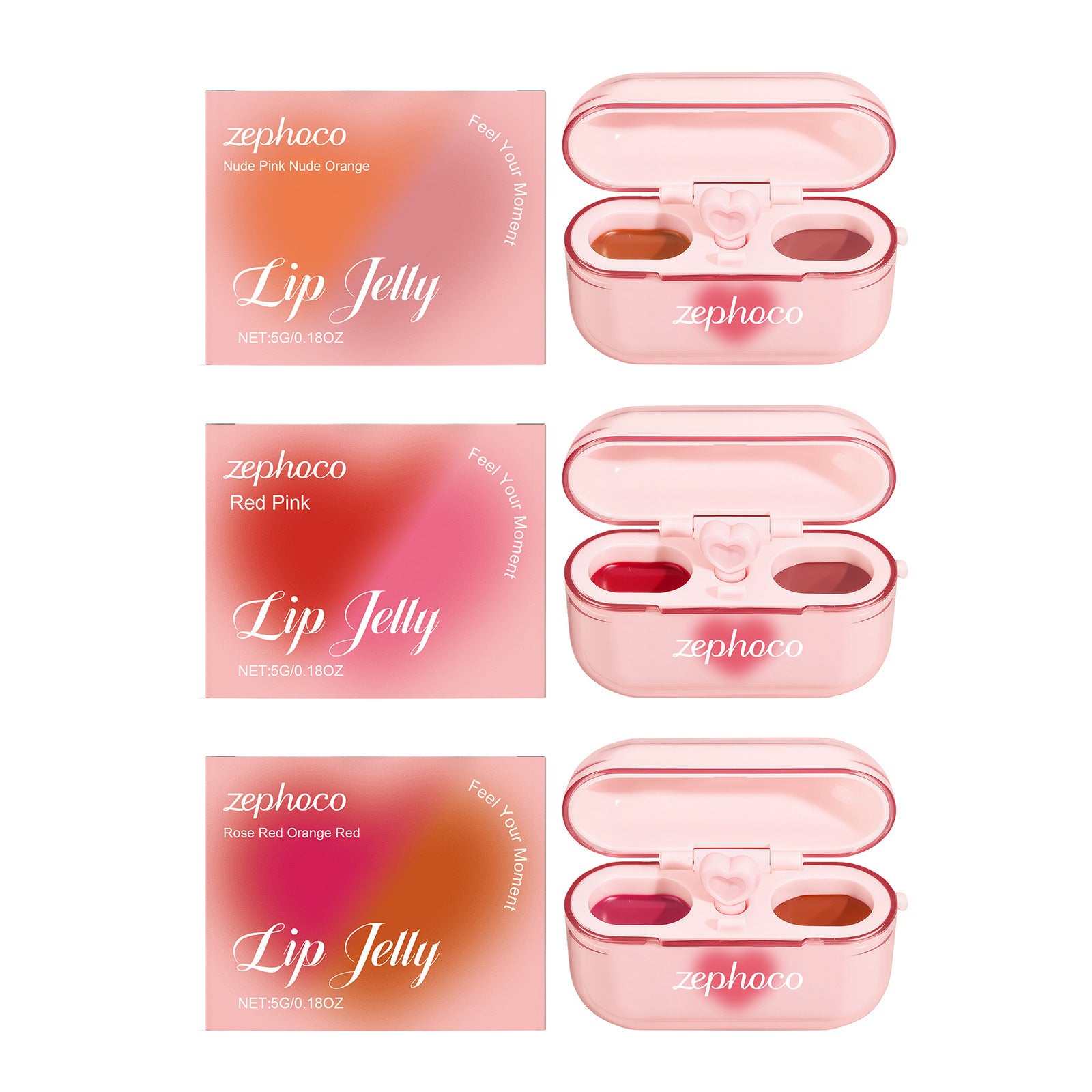Gloss à lèvres bicolores