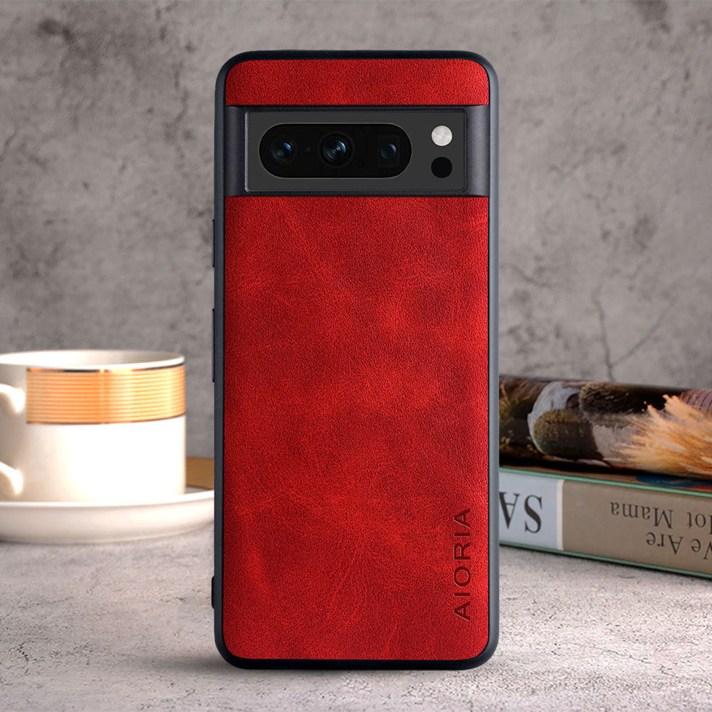 Two-tone avocado skin phone case