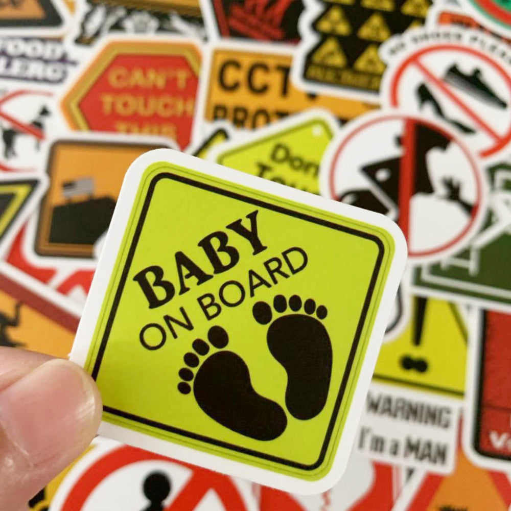 Amazon Cross-Border Warning Signal Stickers
