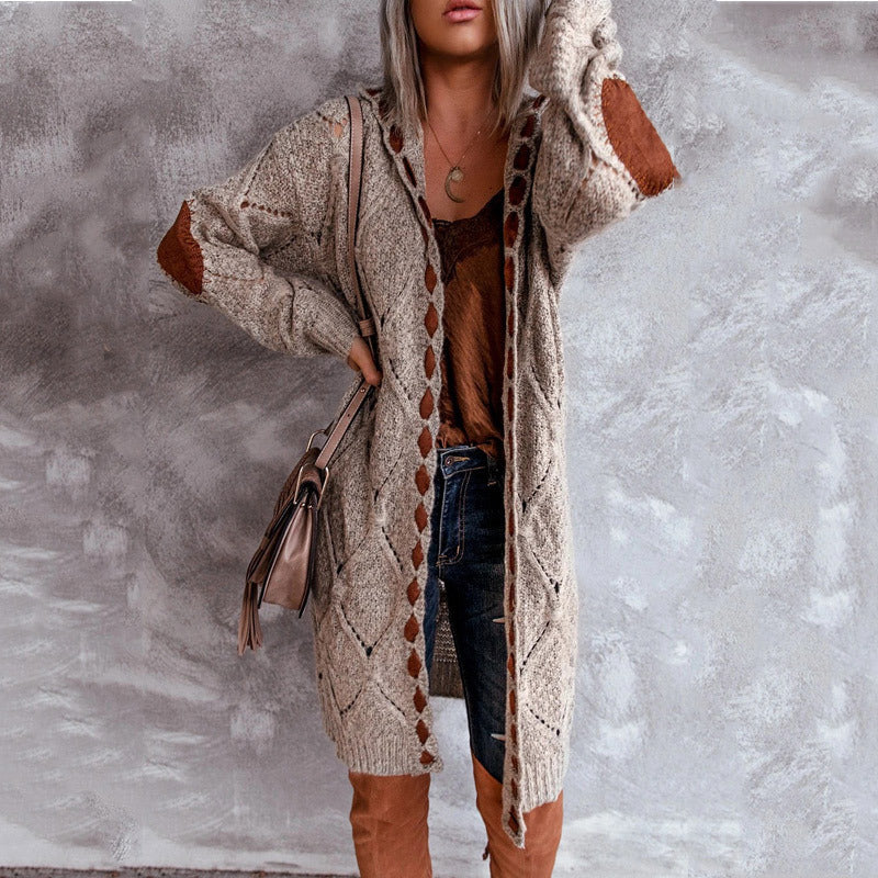 Spot 2022 Automne et hiver Explosions Wish Sweater Sweater Femme Amazon Ebay Long Coat