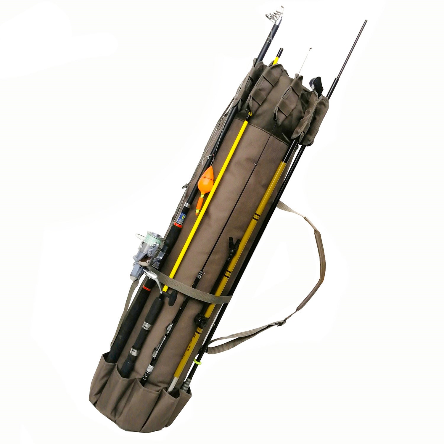 Pêche Rod Équipement de pêche Sac de pêche cylindrique