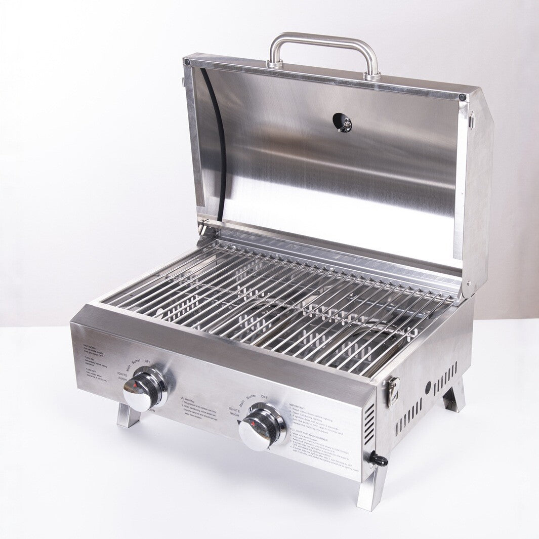 Grille en acier inoxydable portable