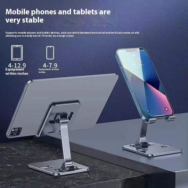 Rajustement multi-angle de pliage de bureau Porte-téléphone en alliage complet