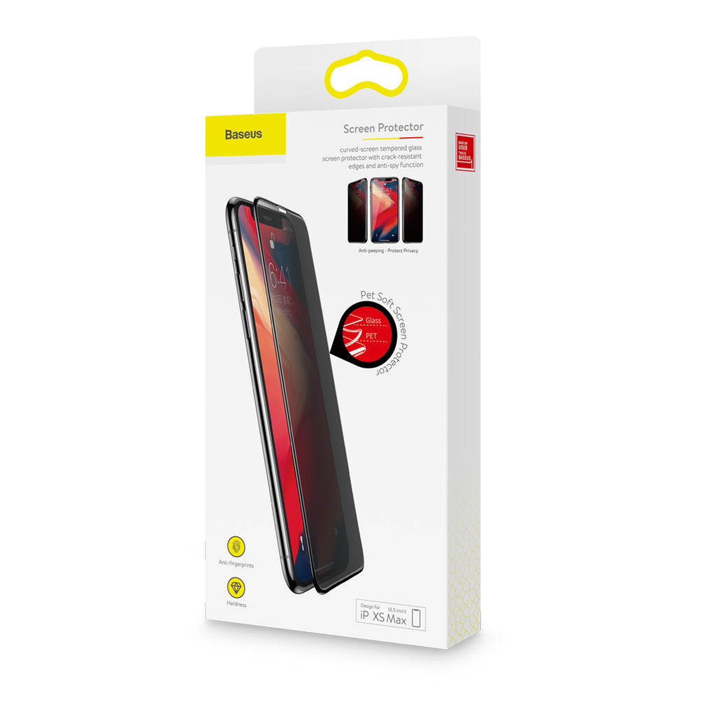 0.23mm Unbroken Edge Full Screen Curved Privacy Film trempé pour IP XR 11 6.1 En pouces