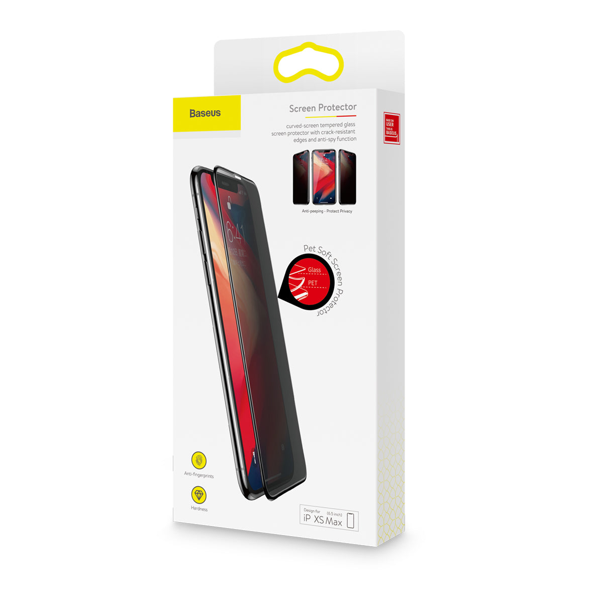 0.23mm Unbroken Edge Full Screen Curved Privacy Film trempé pour IP XR 11 6.1 En pouces