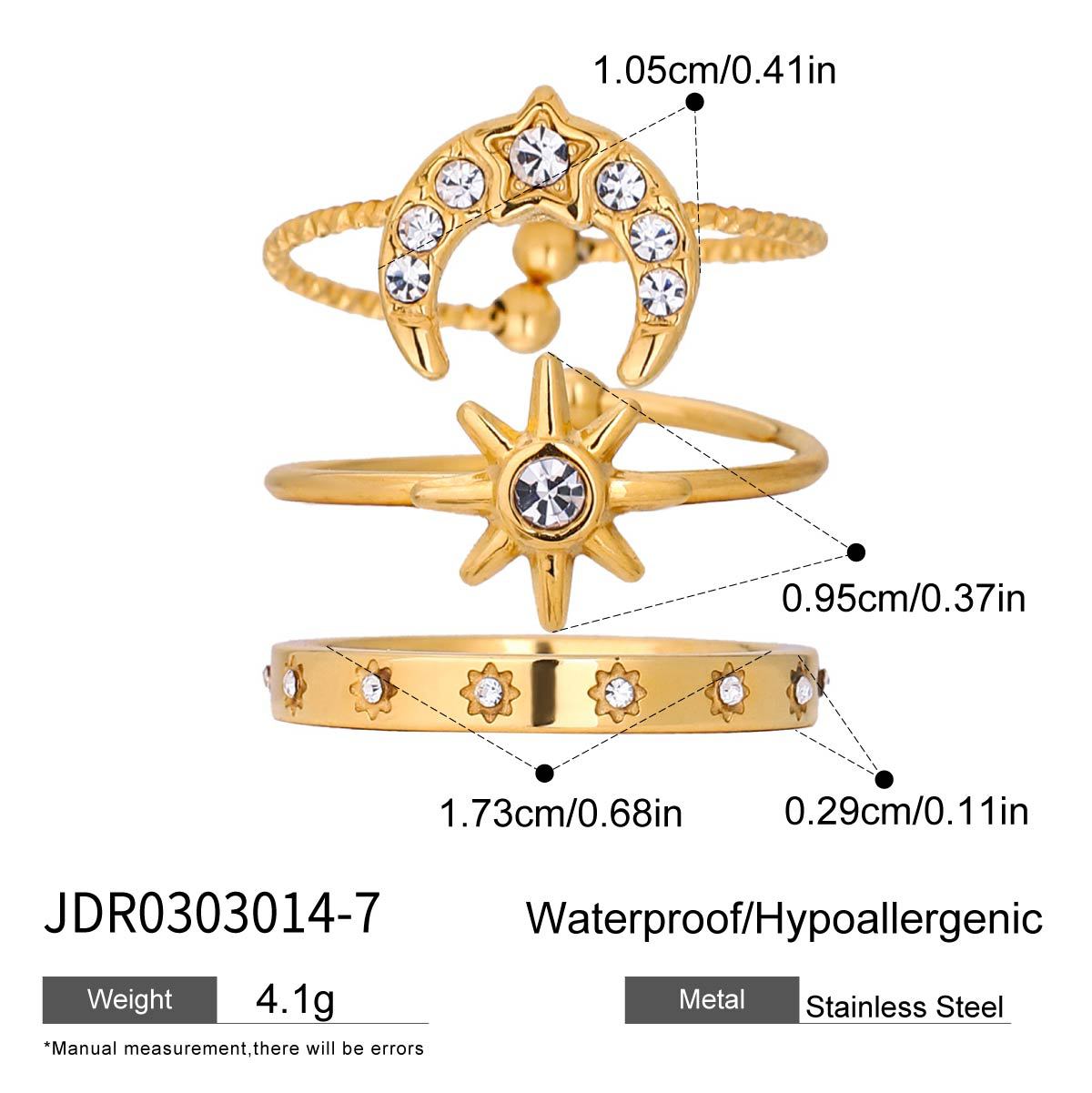 Bague en acier inoxydable de luxe abordable pour les femmes