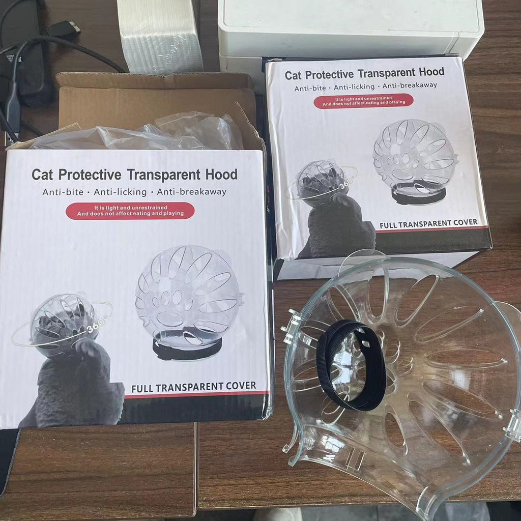Couverture de la tête de l'espace anti-lissage pour chat