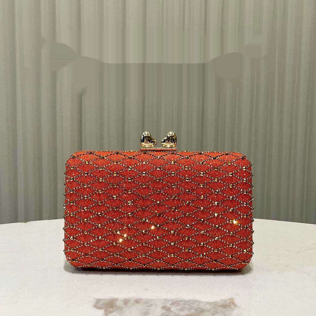 Sac de soirée en strass de luxe pour femmes