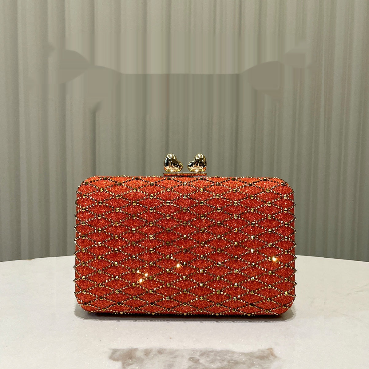 Sac de soirée en strass de luxe pour femmes