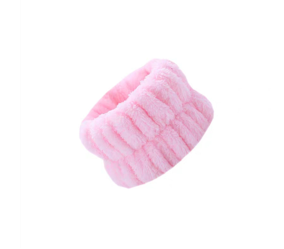Laver la paire de bracelet-pink-1 du visage
