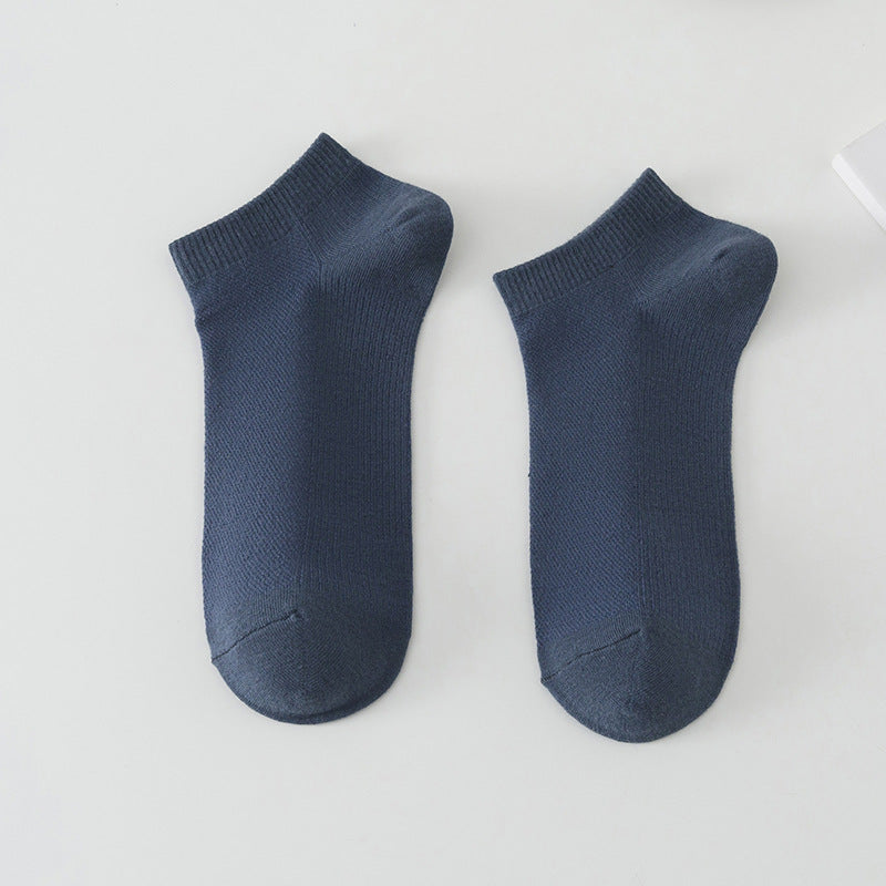 Chaussettes de bateau en polyester simple à faible coupe