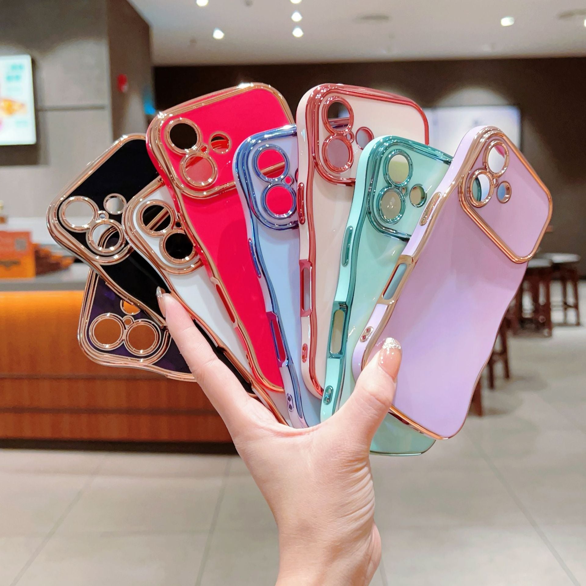 Étui de téléphone Étalonnage Grande fenêtre
