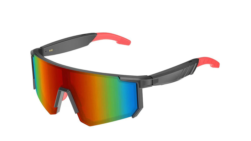 Lunettes de soleil de vélo intelligentes UV400 Anti-UV Windproof Outdoor Road Bike Sports Lunettes de soleil Wirel