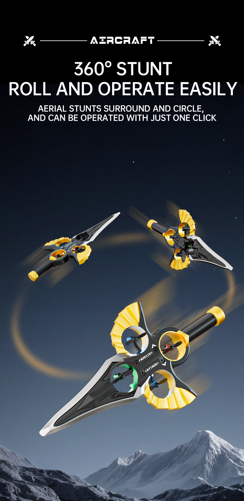 Épée volante - Or