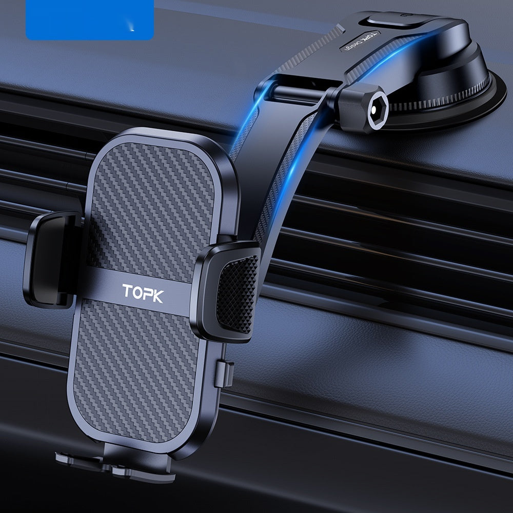 TOPKD46 Universal In-Car Suction Cup Car Phone Holder