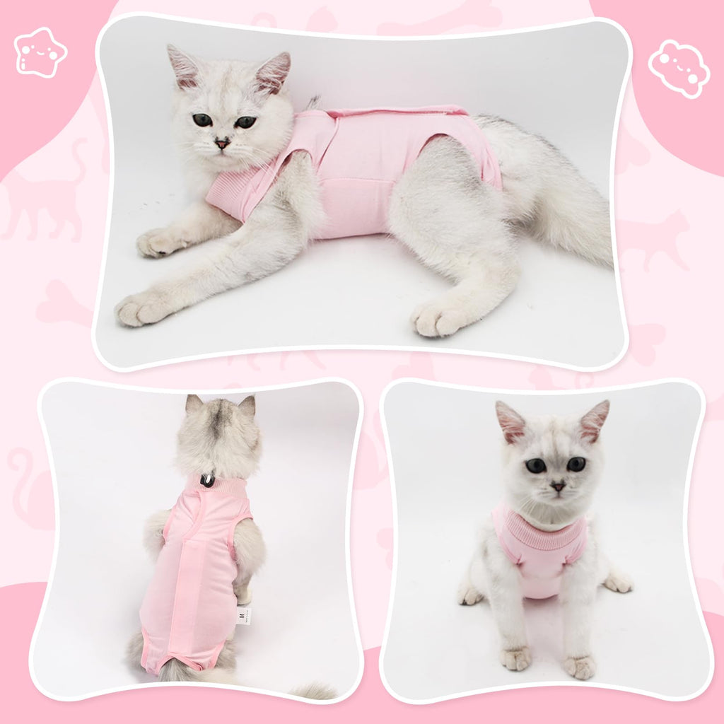 Cat Recovery Suit Cat Onesie pour les chats après chirurgie pour les blessures abdominales Cat Onesie pour Ca