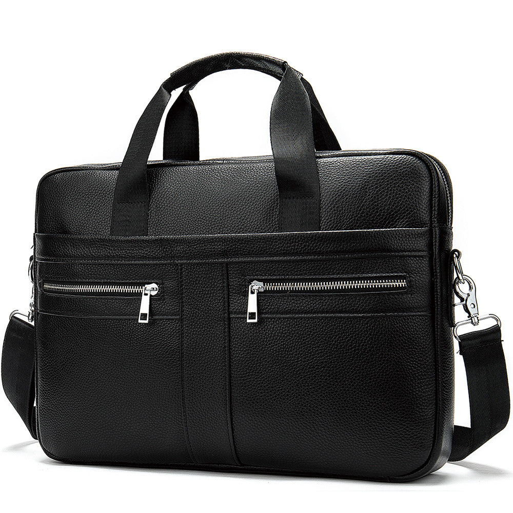 Porte-monnaie en cuir pour hommes Sac pour hommes de première couche Portable