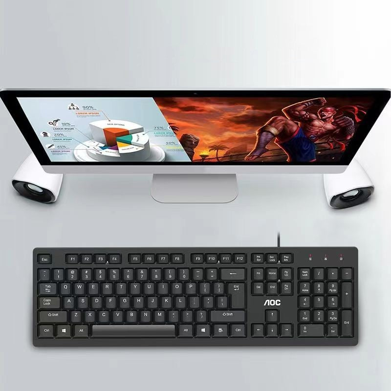 Keyboard and mouse combo USB cable all-in-one laptop