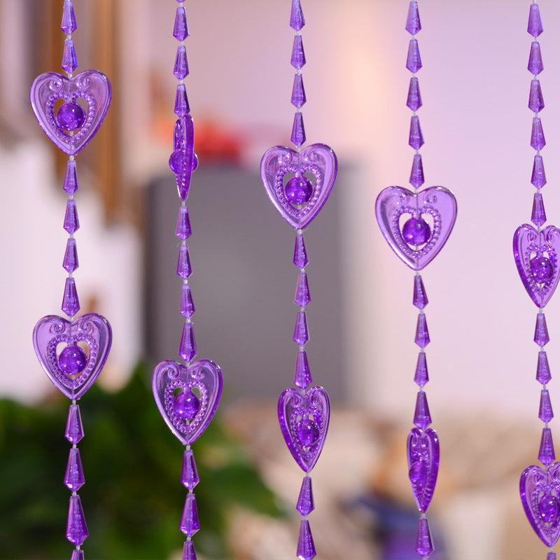 Décoration de chaîne de porte en plastique acrylique