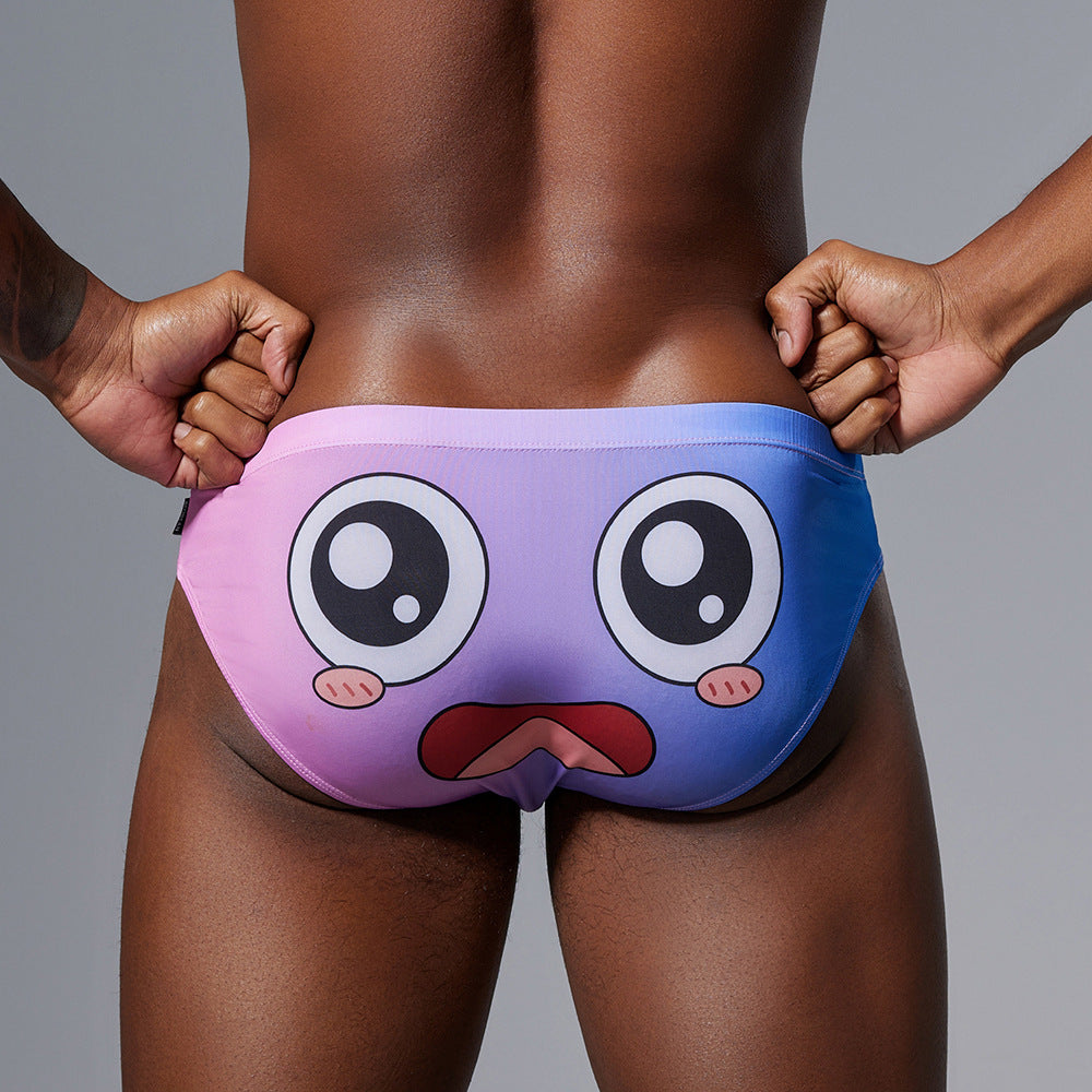 Slips de dessin animé sexy à faible portée pour hommes