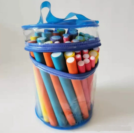 Tiges de curling pour cheveux Tiges de perméabilité et de coloration Tiges froides pour courbures