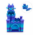 3D Imprimé Movable Joint Fantasy Beast Figurine avec Mini Castle House Bureau flexible ou