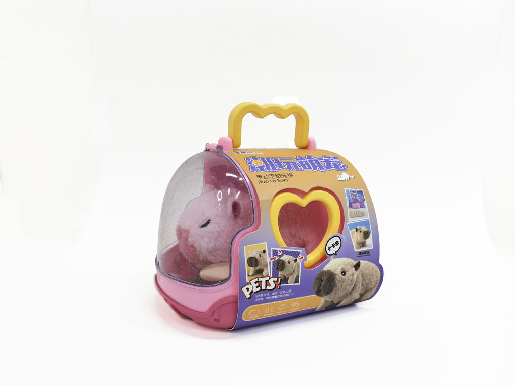 Jouet de poupée Capybara électrique pour enfants marchant et parlant en peluche