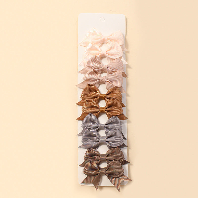 Vêtements de tête pour bébés Cheveux épingles Ornements pour enfants Bow Accessoires pour femmes