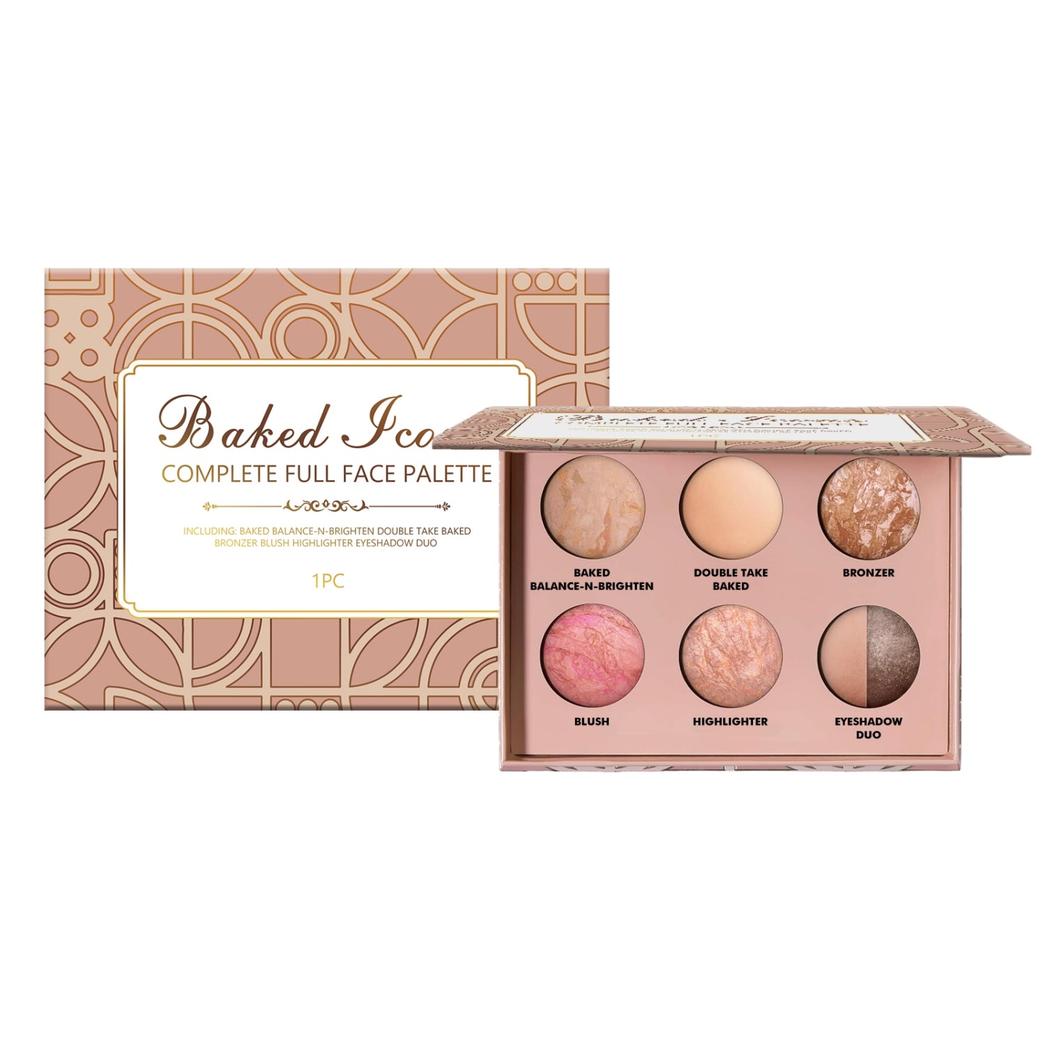 Bac de maquillage intégré multi-effets